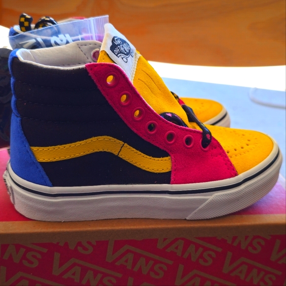 New in Box Vans Off the Wall SK8-Hi Shoes – Girls Pre-School Size 11.0 K - Picture 2 of 5